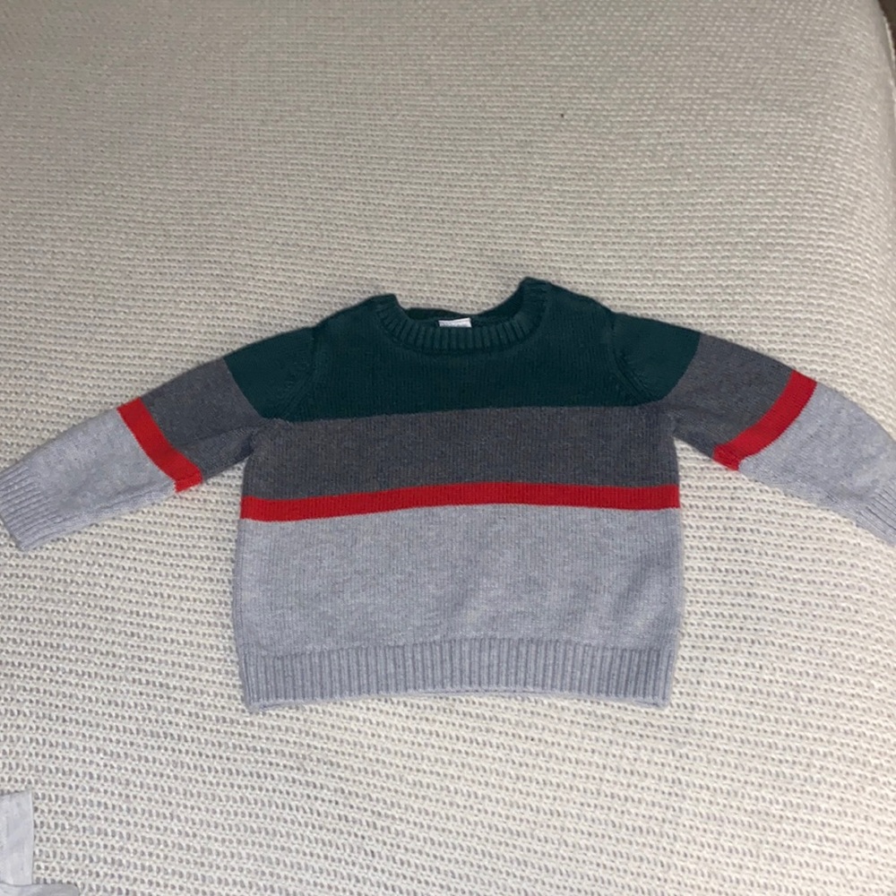 Boys striped sweater, size 9 months. Great condition!
